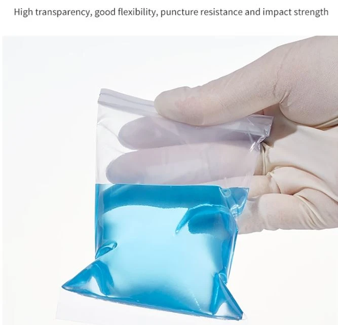 Factory Directly EO Sterile Iron Wire Bags Transparent Whirl Pak Sample Bags For Sample Transport And Storage